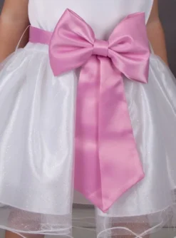 Ceinture de cortège fille avec noeud