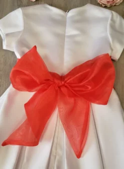 Ceinture de cortège fille en organza