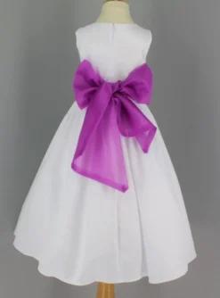 Ceinture de cortège fille en organza