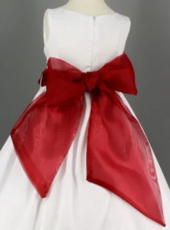 Ceinture de cortège fille en organza