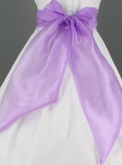 Ceinture de cortège fille en organza