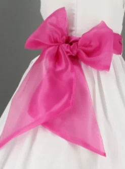 Ceinture de cortège fille en organza