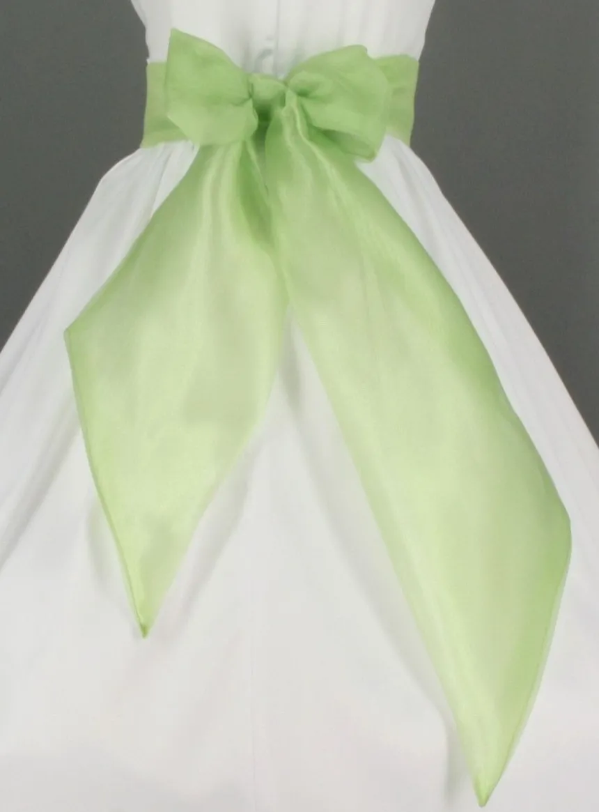 Ceinture de cortège fille en organza