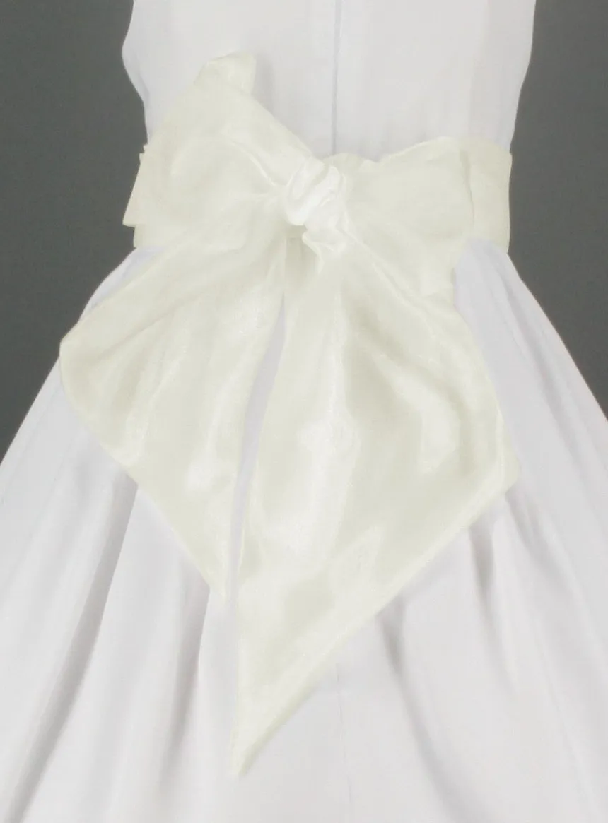 Ceinture de cortège fille en organza