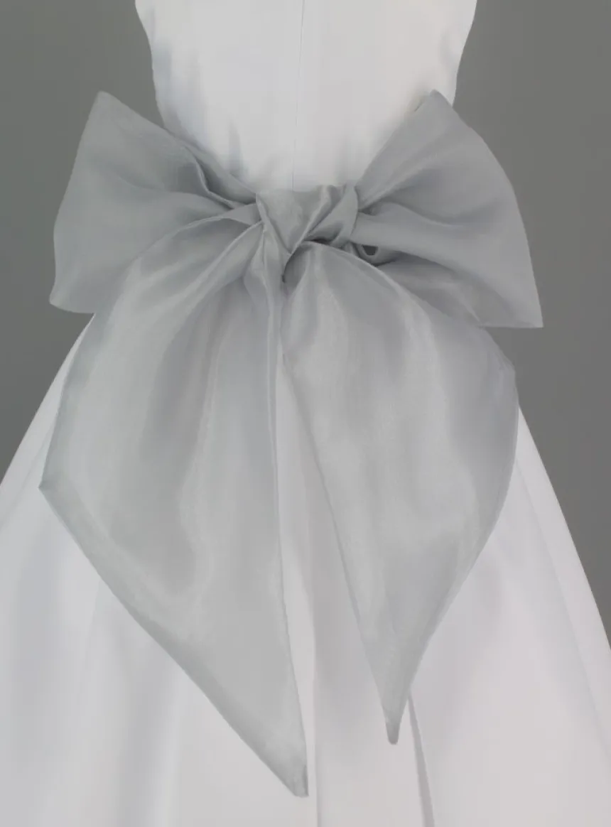 Ceinture de cortège fille en organza