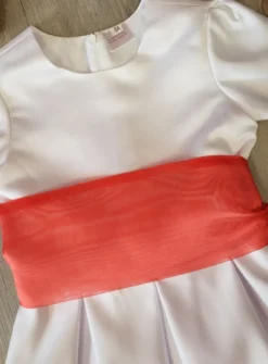 Ceinture de cortège fille en organza