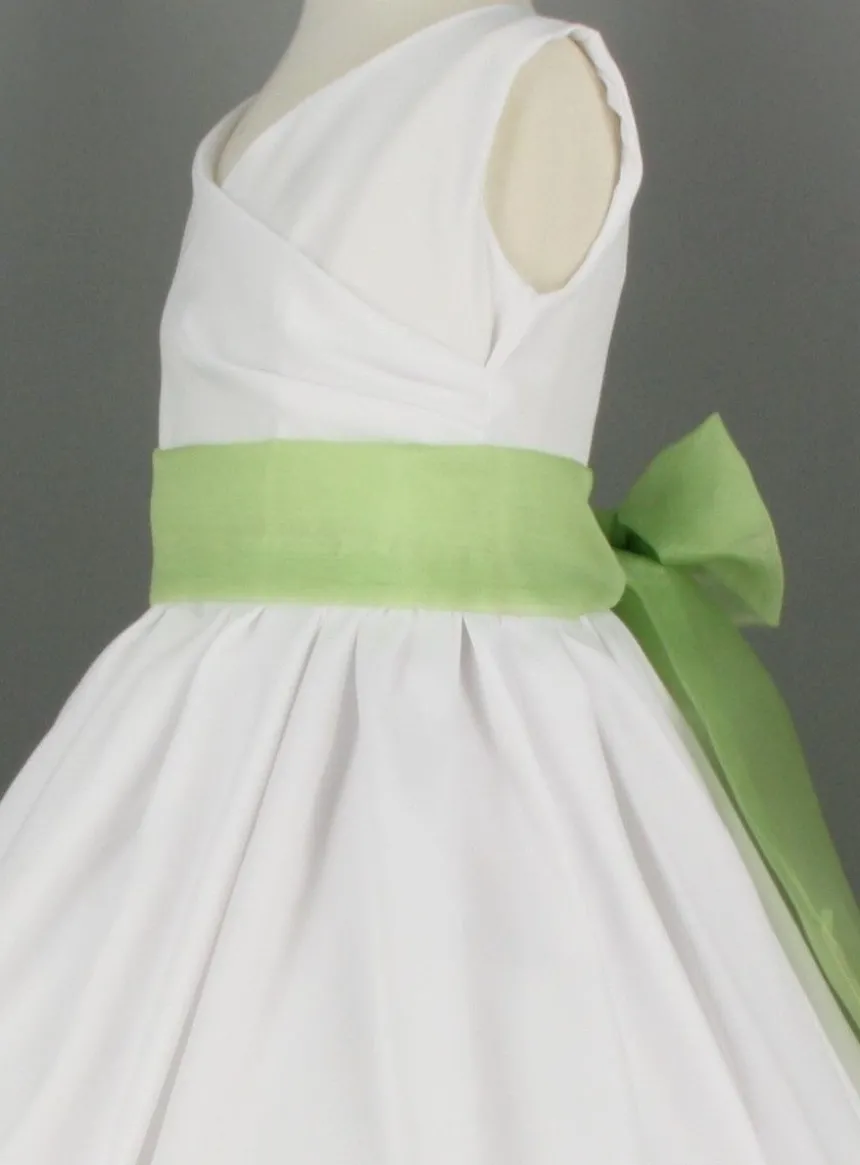 Ceinture de cortège fille en organza