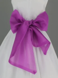 Ceinture de cortège fille en organza
