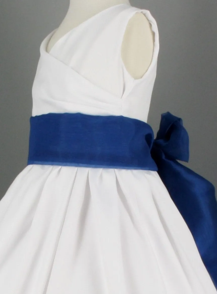 Ceinture de cortège fille en organza