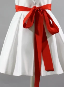 Ceinture de cortège fille ou femme noeud plat