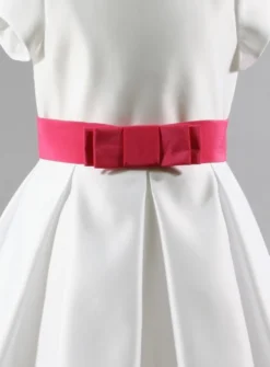 Ceinture de cortège fille ou femme noeud plat