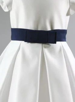 Ceinture de cortège fille ou femme noeud plat