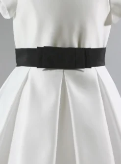 Ceinture de cortège fille ou femme noeud plat
