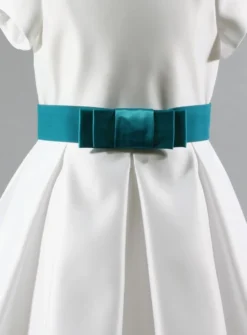 Ceinture de cortège fille ou femme noeud plat