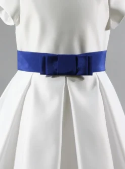 Ceinture de cortège fille ou femme noeud plat