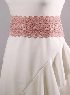 Ceinture dentelle à nouer pour femme