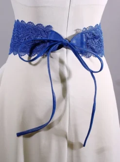 Ceinture dentelle à nouer pour femme
