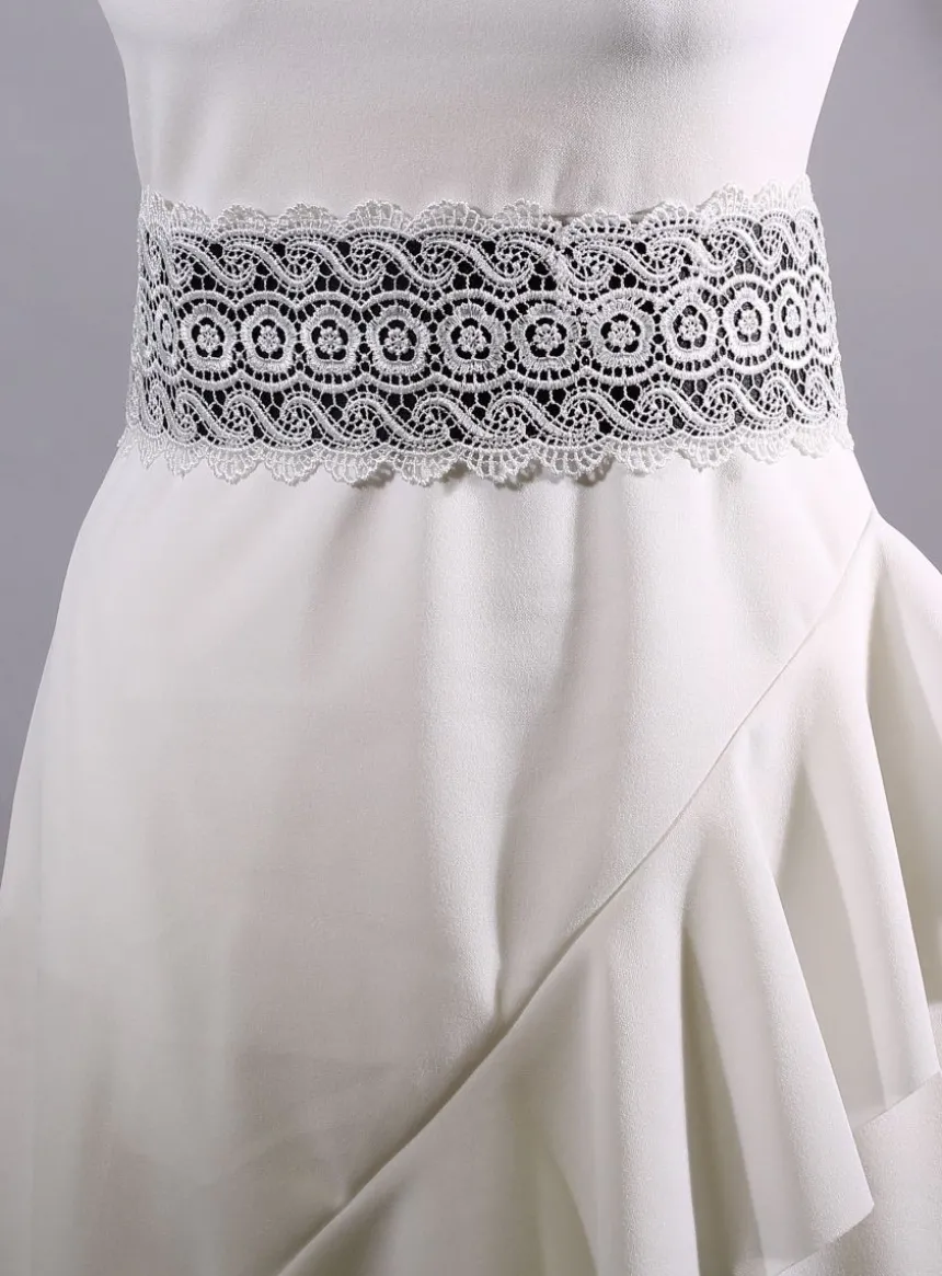 Ceinture dentelle à nouer pour femme
