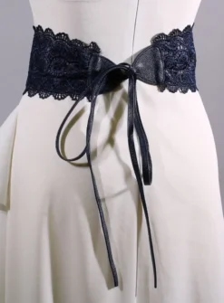 Ceinture dentelle à nouer pour femme