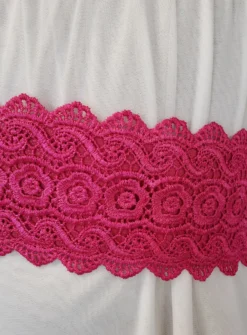 Ceinture dentelle à nouer pour femme