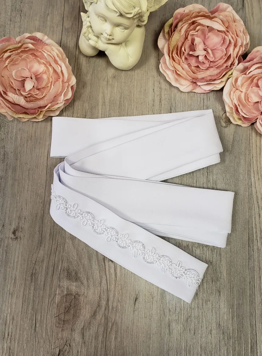 Ceinture galon - Collection Création Blanc