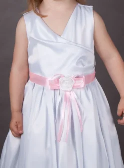 Ceinture mariage enfant ruban et fleur