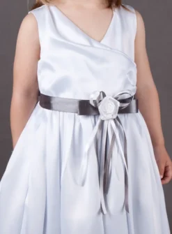 Ceinture mariage enfant ruban et fleur