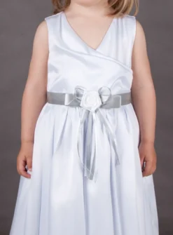 Ceinture mariage enfant ruban et fleur
