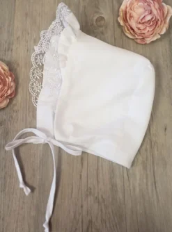 Chapeau Béguin bébé Fille dentelle fine