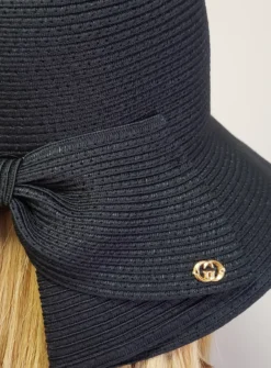 Chapeau chic femme noeud large