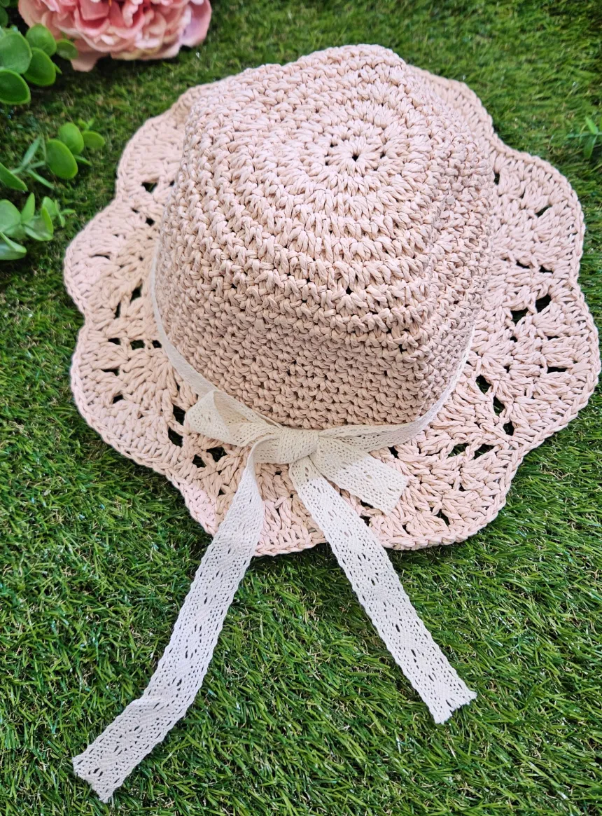 Chapeau fille mariage champêtre