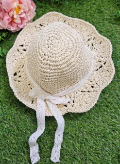 Chapeau fille mariage champêtre