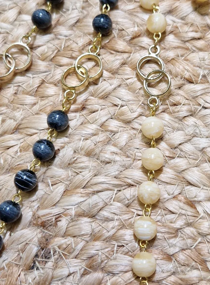 Chapelets de mariage fait main - anneaux