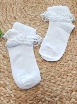 Chaussettes Fille avec Dentelle