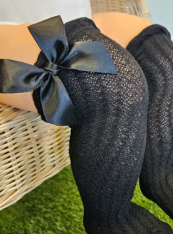 Chaussettes hautes nœud Fille