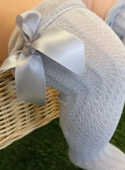 Chaussettes hautes nœud Fille