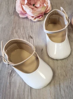 Chaussons babies vernis bébé fille