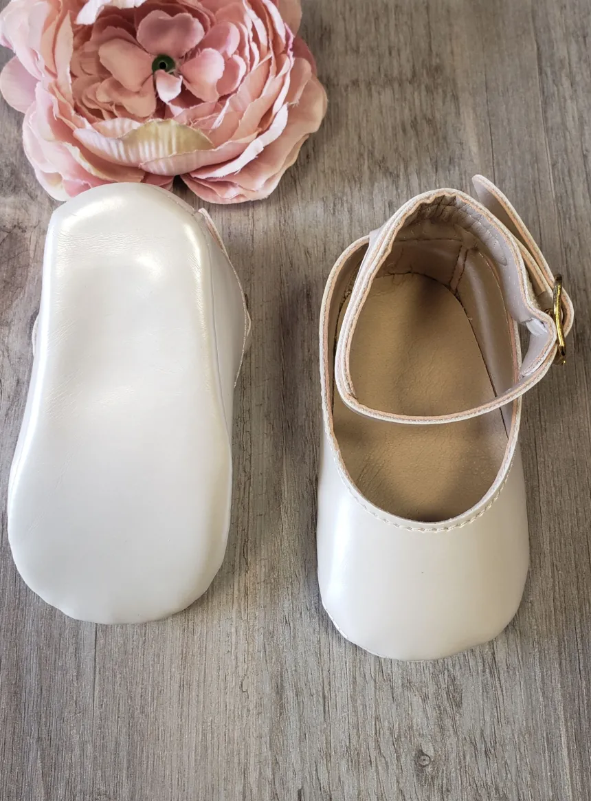Chaussons babies vernis bébé fille