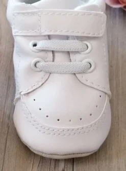 Chaussons baptême bébé garçon Aaron