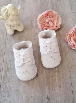 Chaussons baptême hiver bébé garçon Jauris fourrés