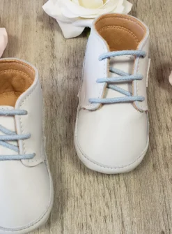 Chaussons bébé garçon cuir