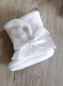 Chaussons botte bébé fille polaire