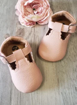 Chaussons cérémonie bébé fille