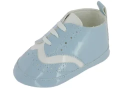 Chaussons cérémonie bébé garcon Jauris bicolor