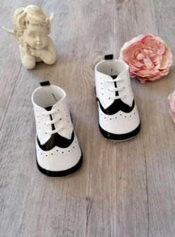 Chaussons cérémonie bébé garcon Jauris bicolor