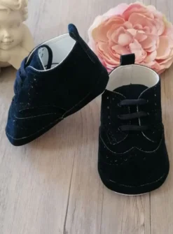 Chaussons cérémonie bébé garçon Jauris nubuck
