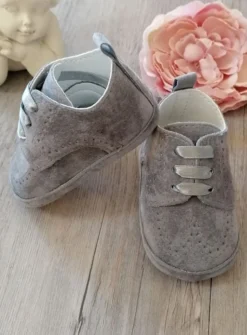 Chaussons cérémonie bébé garçon Jauris nubuck