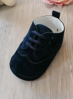 Chaussons cérémonie bébé garçon Jauris nubuck