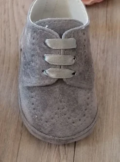 Chaussons cérémonie bébé garçon Jauris nubuck