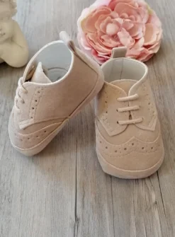 Chaussons cérémonie bébé garçon Jauris nubuck